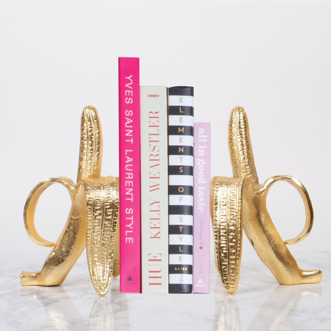 Banana Bookend Set | Gold