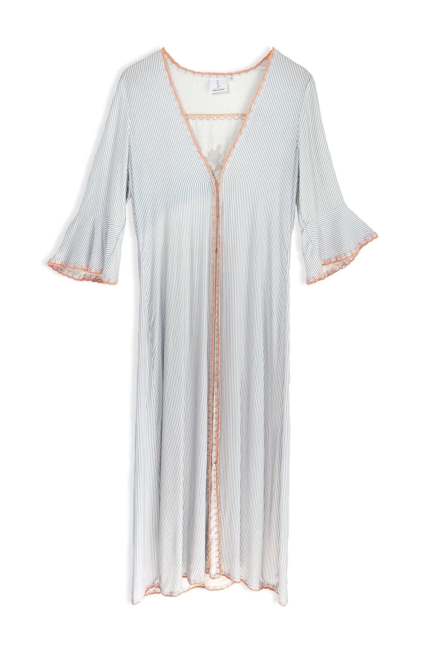 Isle of Palms Duster | Chambray Seersucker