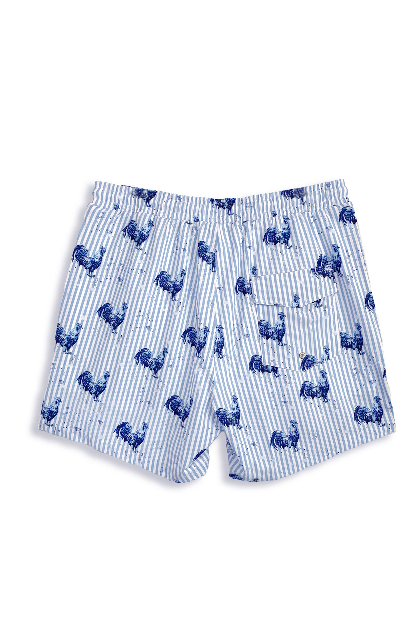 Volley Swim Trunk | Seersucker Rooster