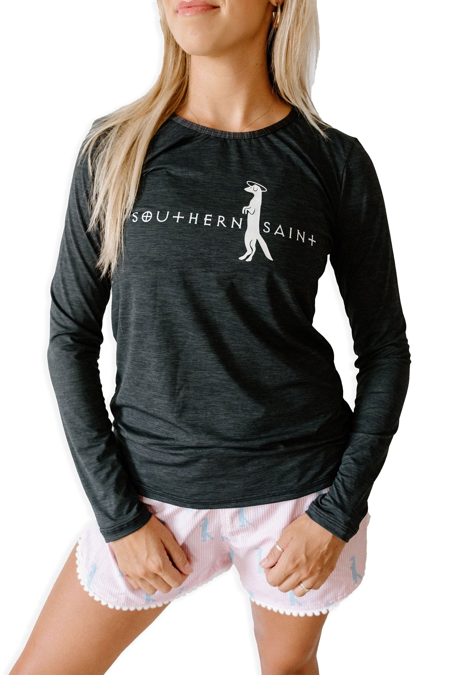 Women's Relaxed Fit Sun Shirt | Charcoal