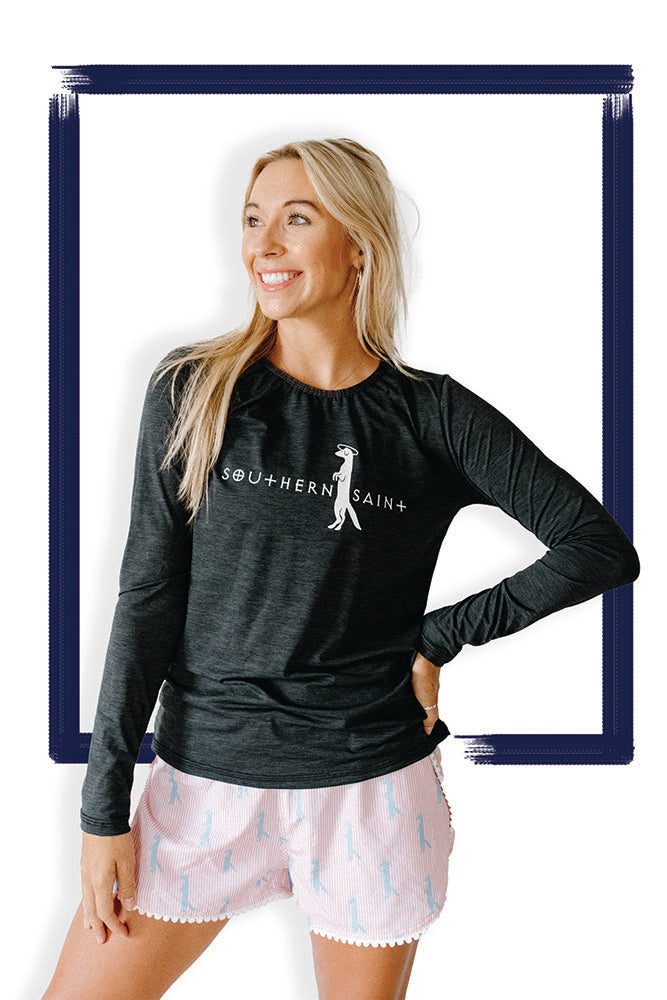 Women's Relaxed Fit Sun Shirt | Charcoal