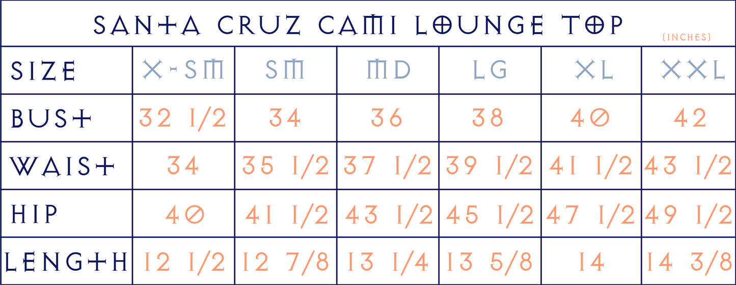 Women's Cami Ruffle PJ Set | Santa Cruz