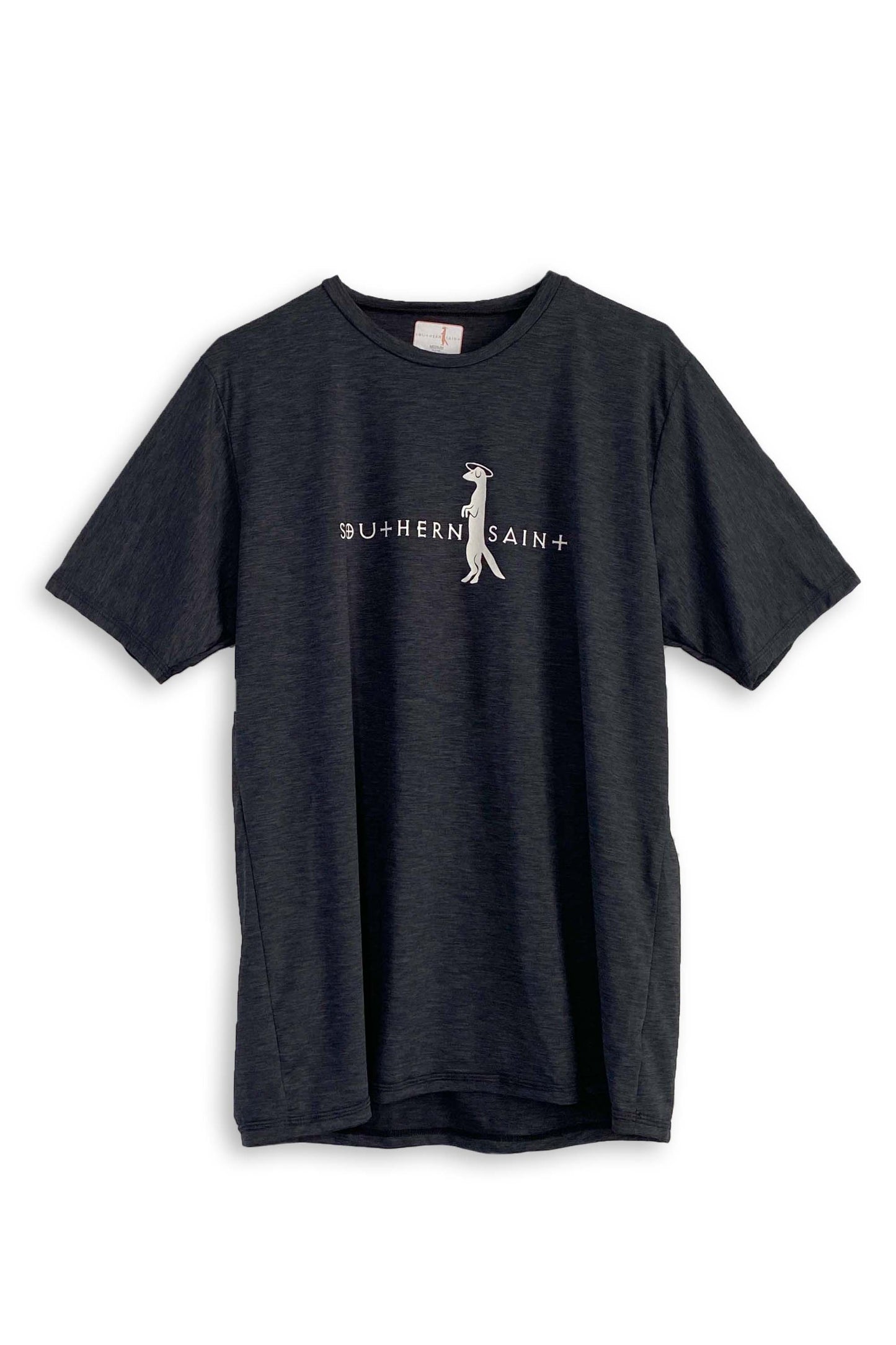 Men's Relaxed Fit Short Sleeve Sun Shirt | Charcoal