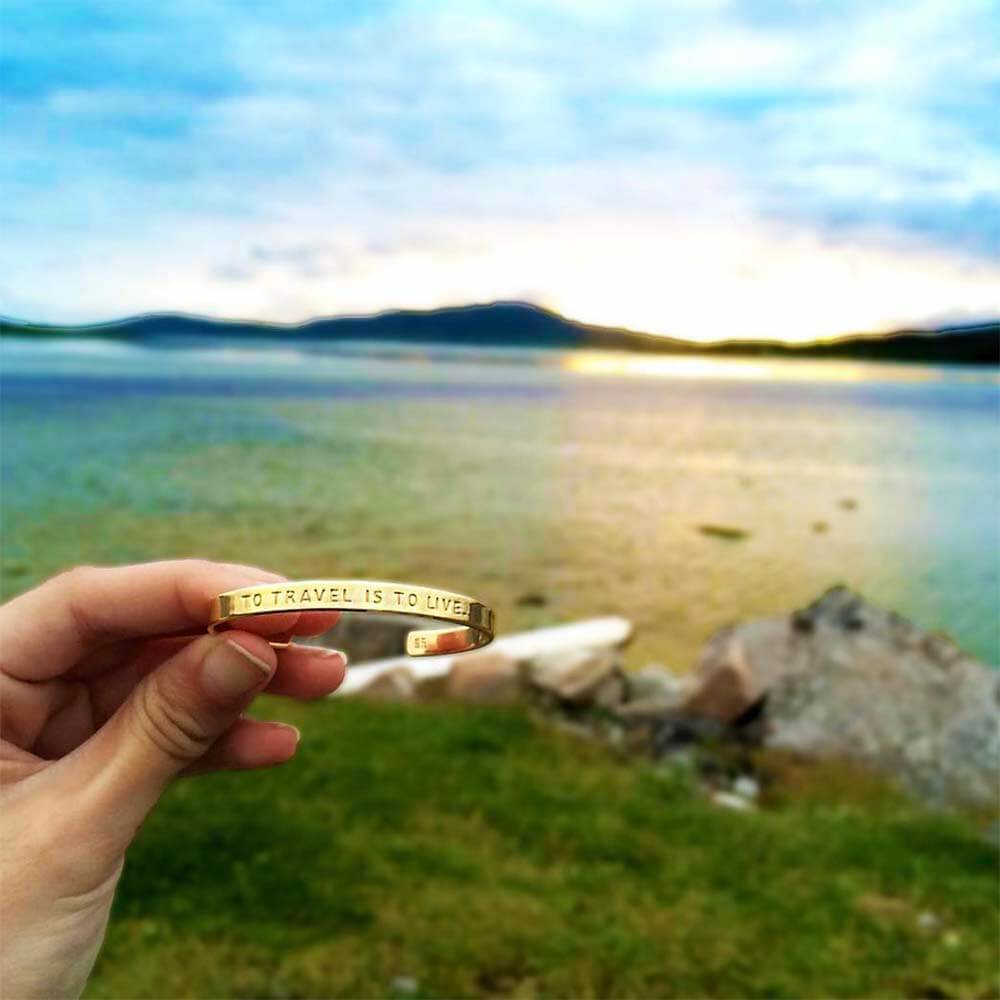 To Live Is to Live Cuff | Silver