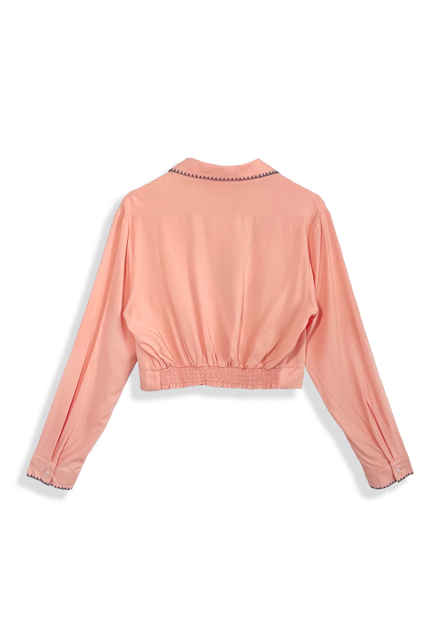 Crochet Wrap Top | Peach