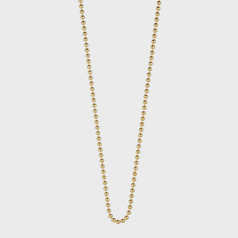 Ball Chain Necklace 16-18 | Gold Vermeil