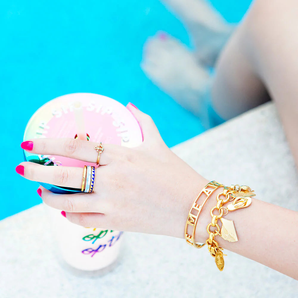 Flip Flop Charm | Gold