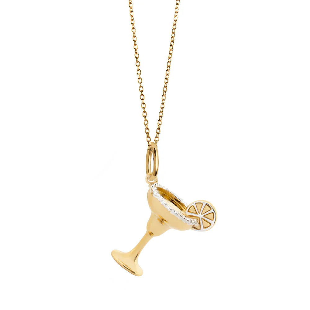 Margarita Charm | Gold Vermeil
