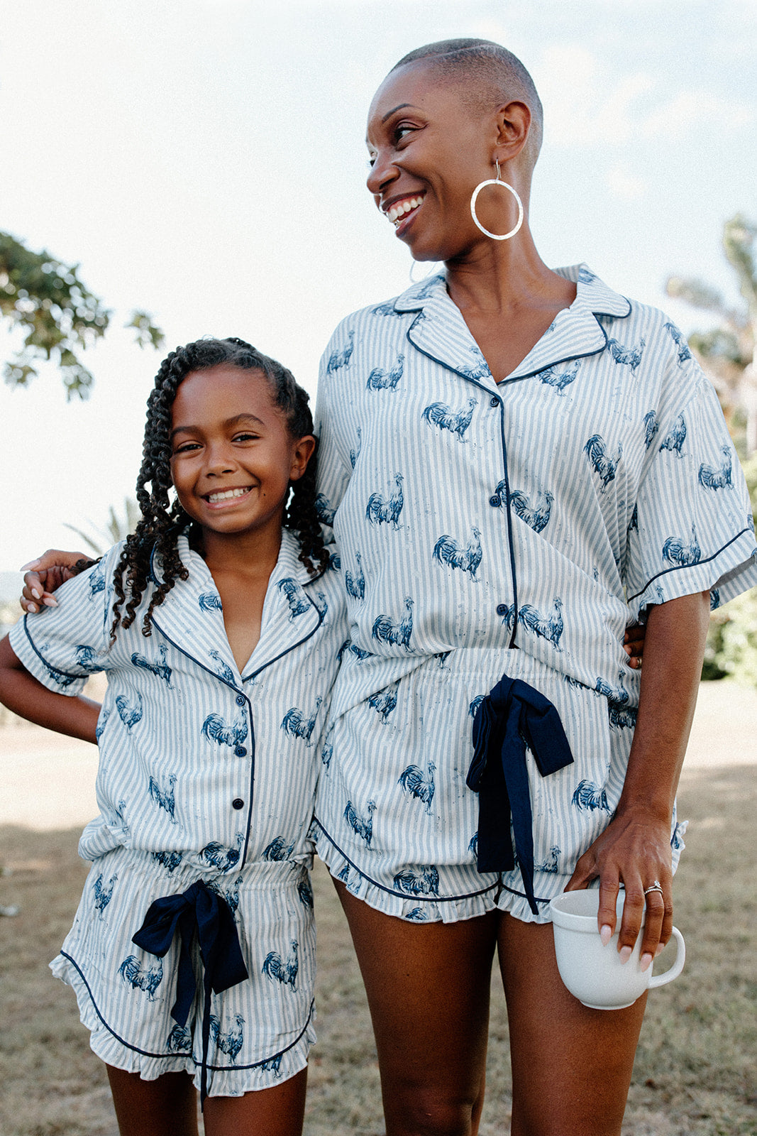 Conjunto de pijama de gallo para mujer