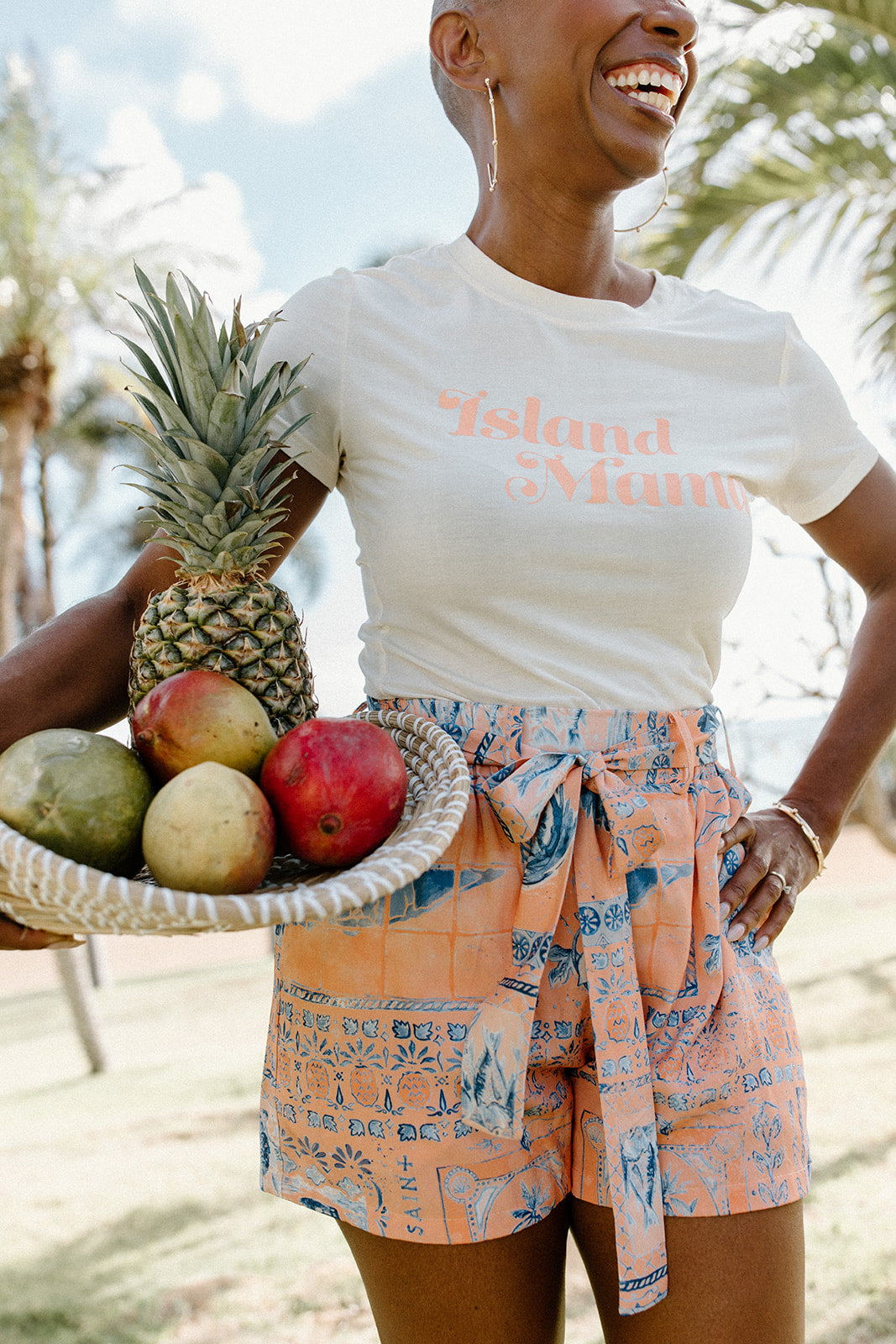 Camiseta de mamá de la isla | Crema De Coco
