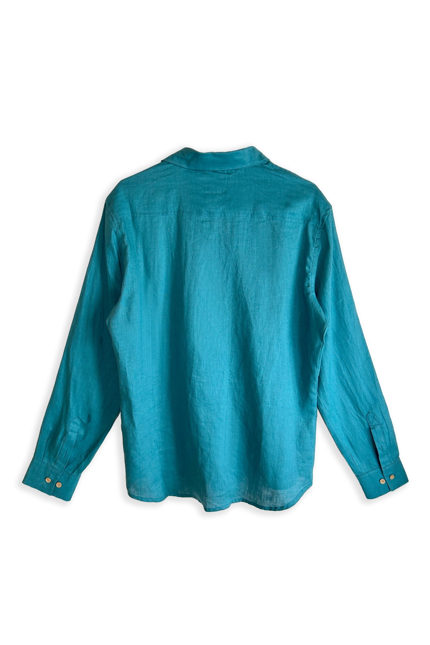 Men's Linen Button-down | Marine