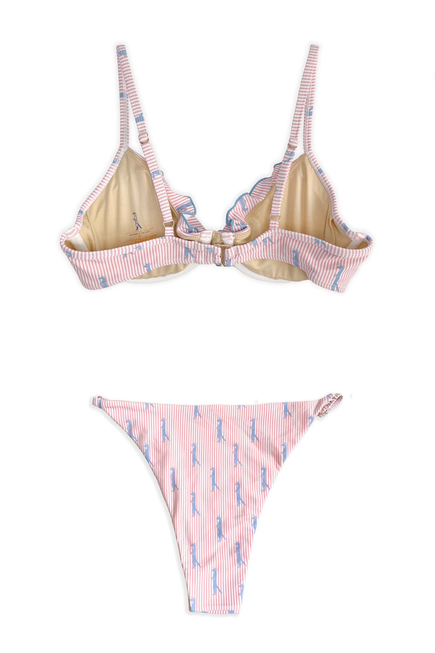 Ruffle Underwire Top | Mongoose Seersucker