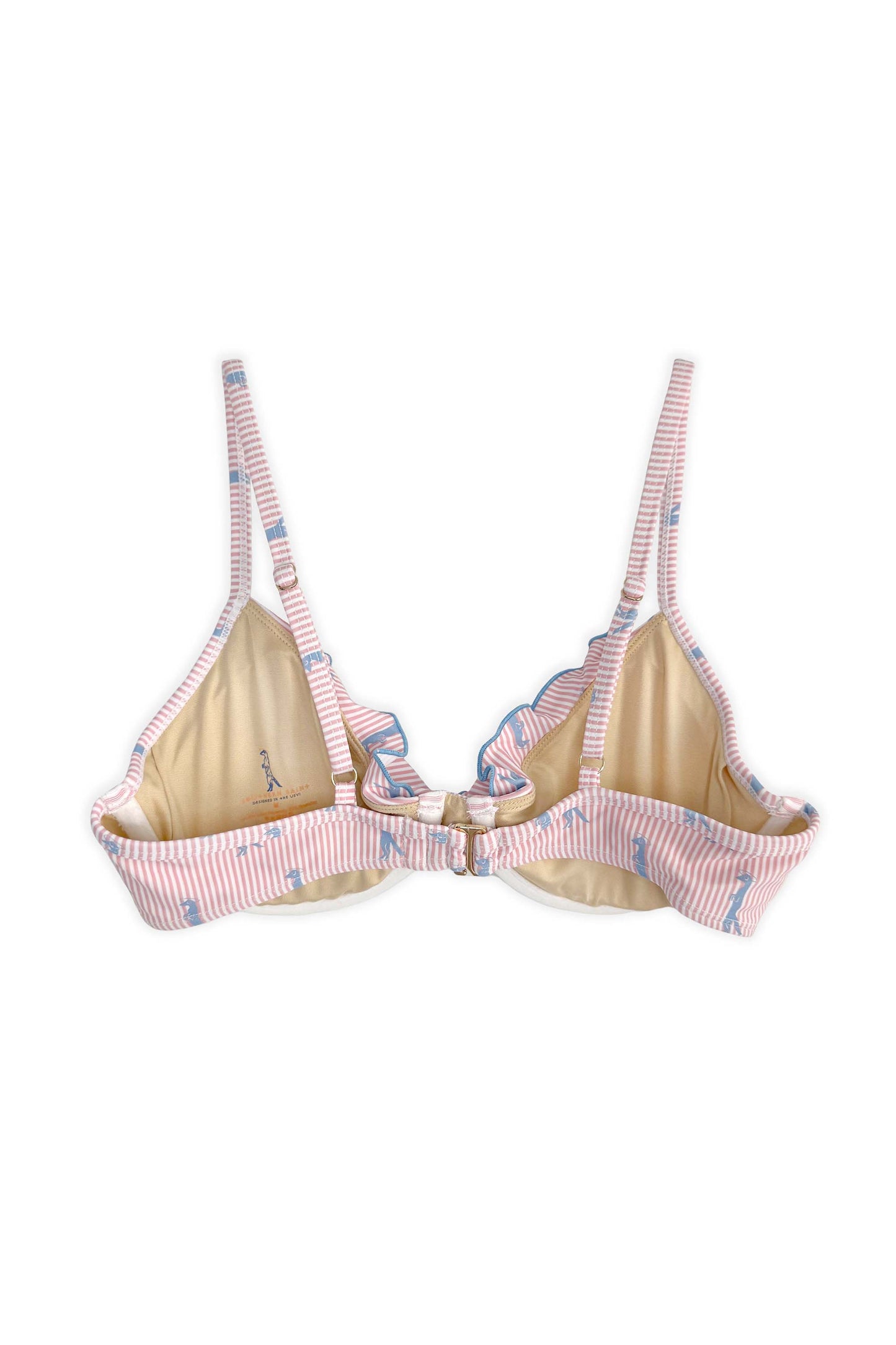 Ruffle Underwire Top | Mongoose Seersucker
