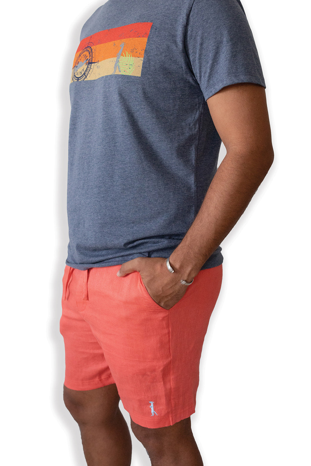 Pantalones cortos de lino | Coral Dk