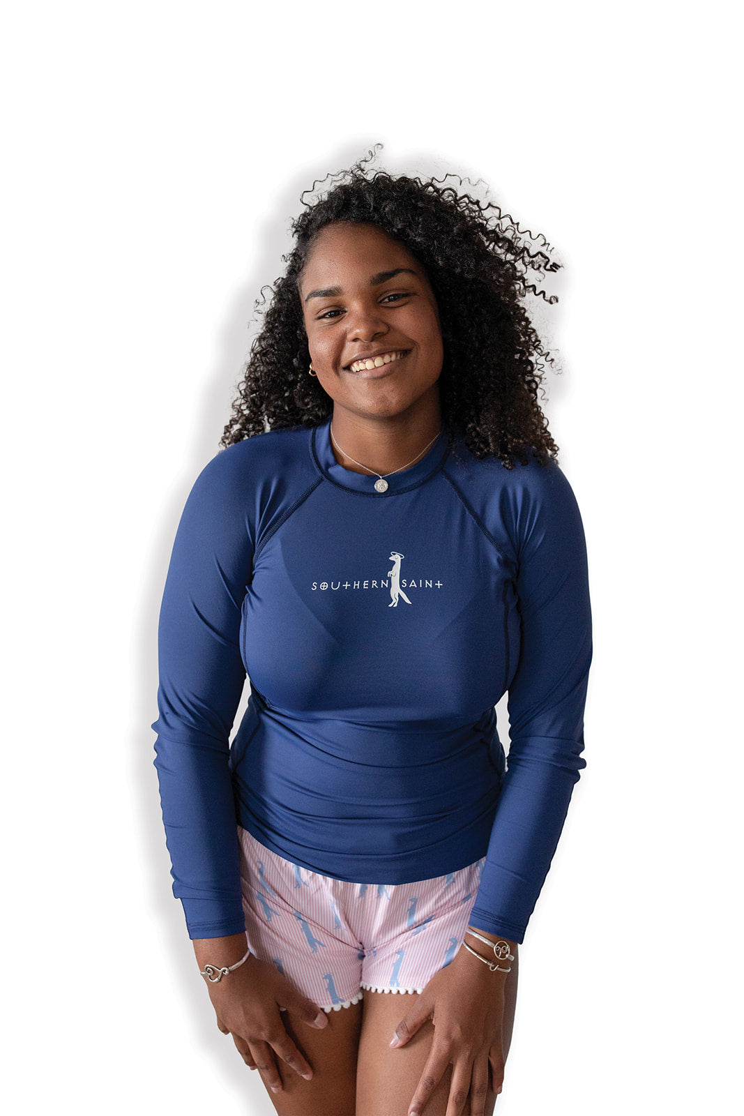 Women's Fitted Sun Shirt | Navy