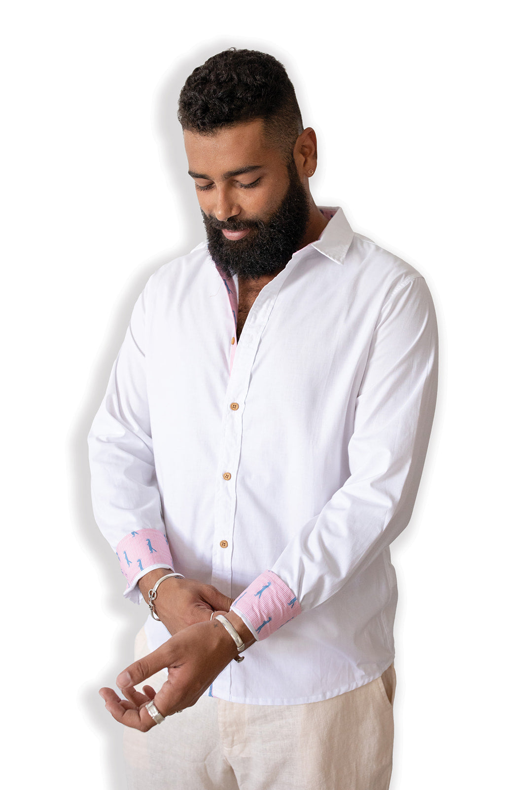 Camisa de vestir para hombre | Blanco
