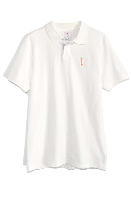 Organic Cotton Polo Shirt | White