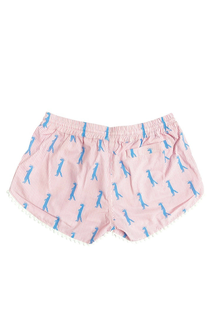 Pom Pom Short | Mongoose Seersucker