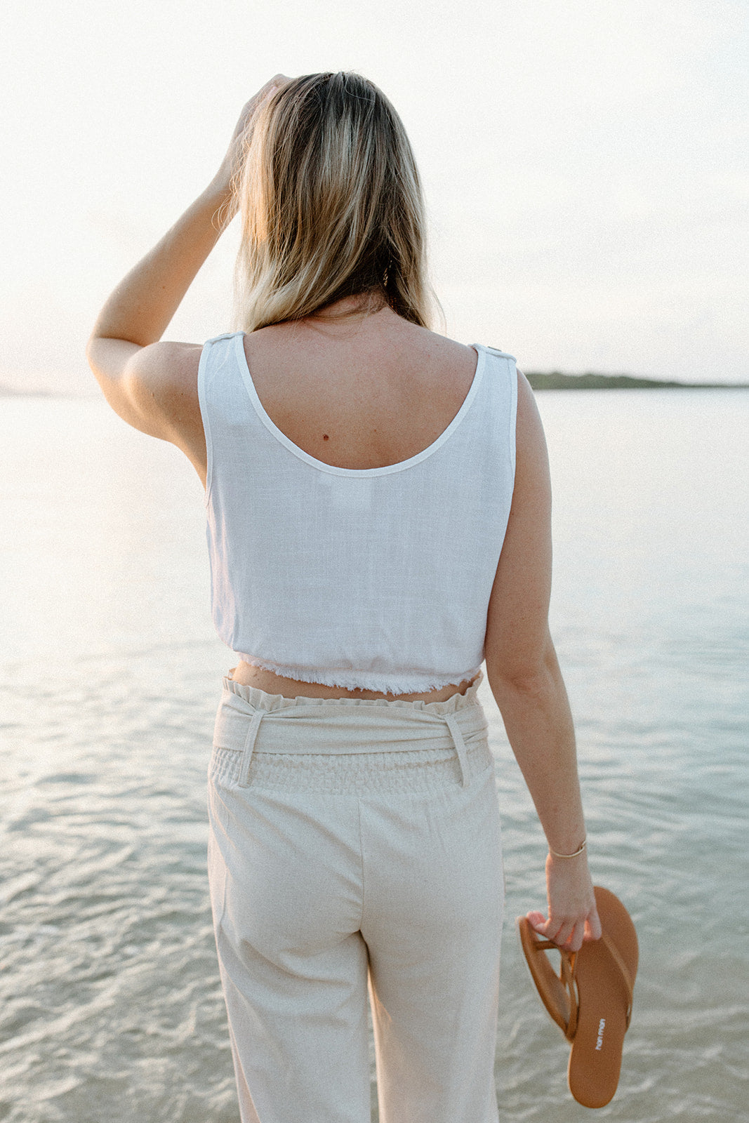 Women's Epaulet Tank Top