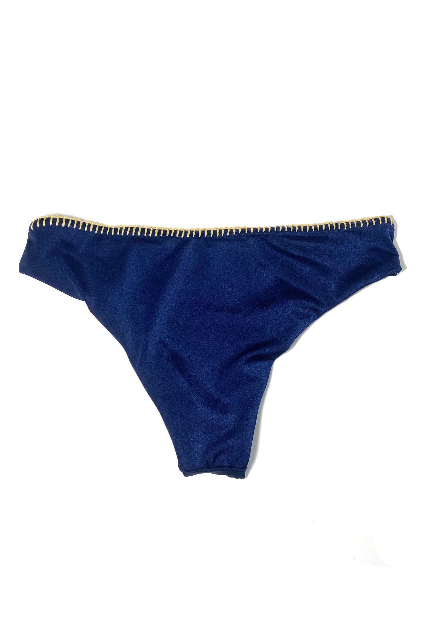 Navy/Gold Crochet Hipster Bottom