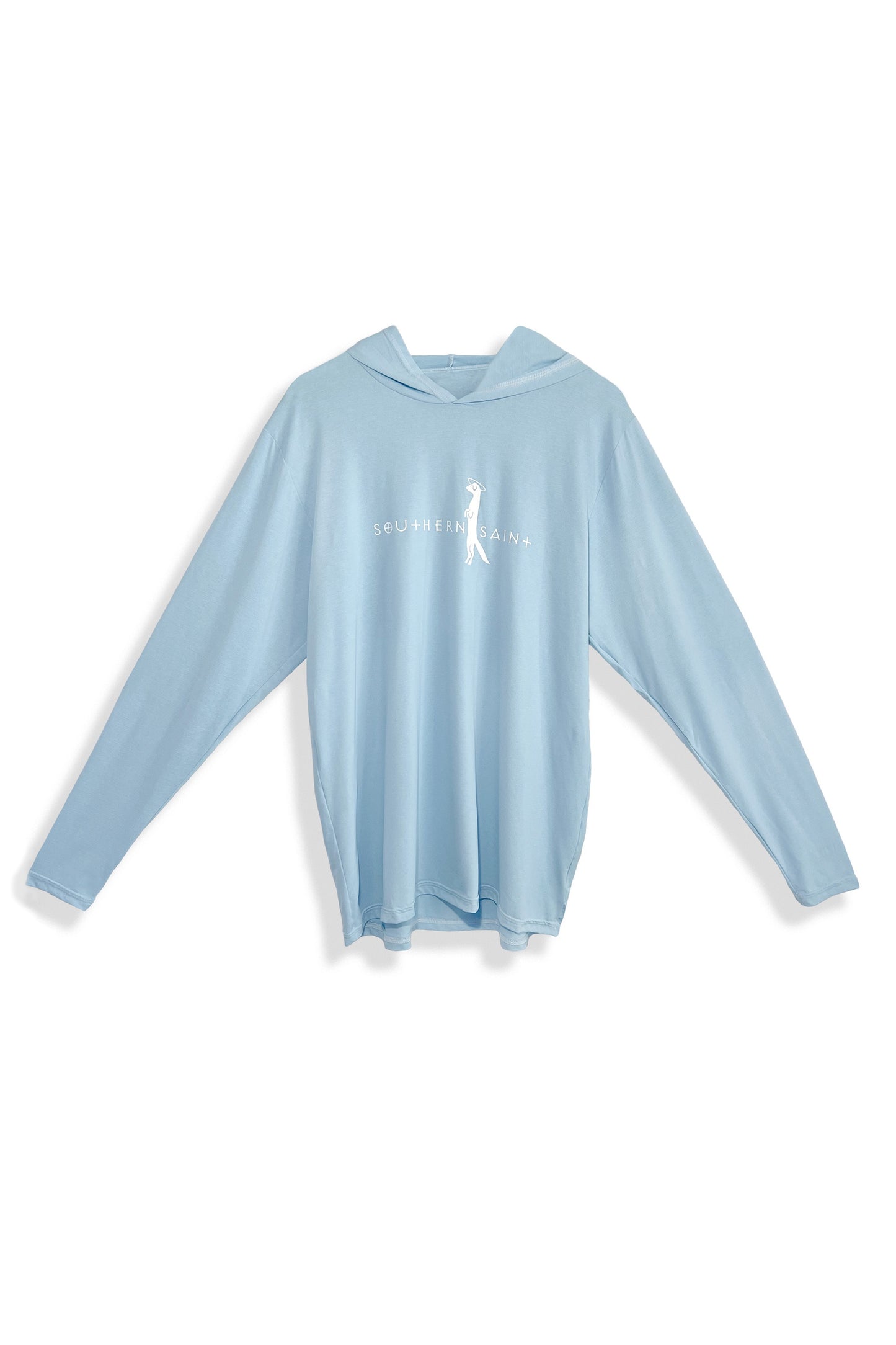 Men's Relaxed Fit Hooded Sun Shirt | Chambray