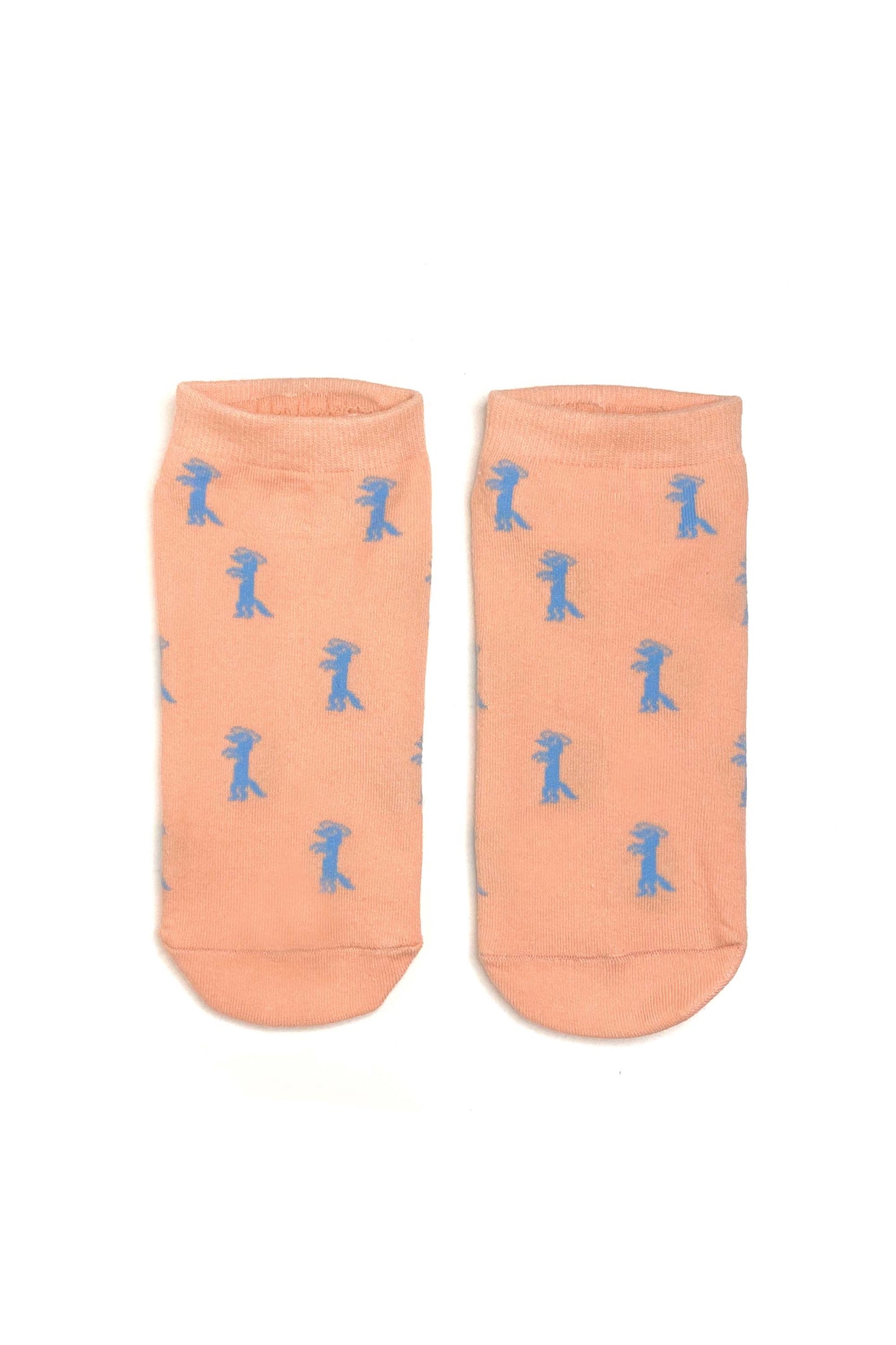 Calcetín Tobillero Melocotón Con Chambray Mangosta