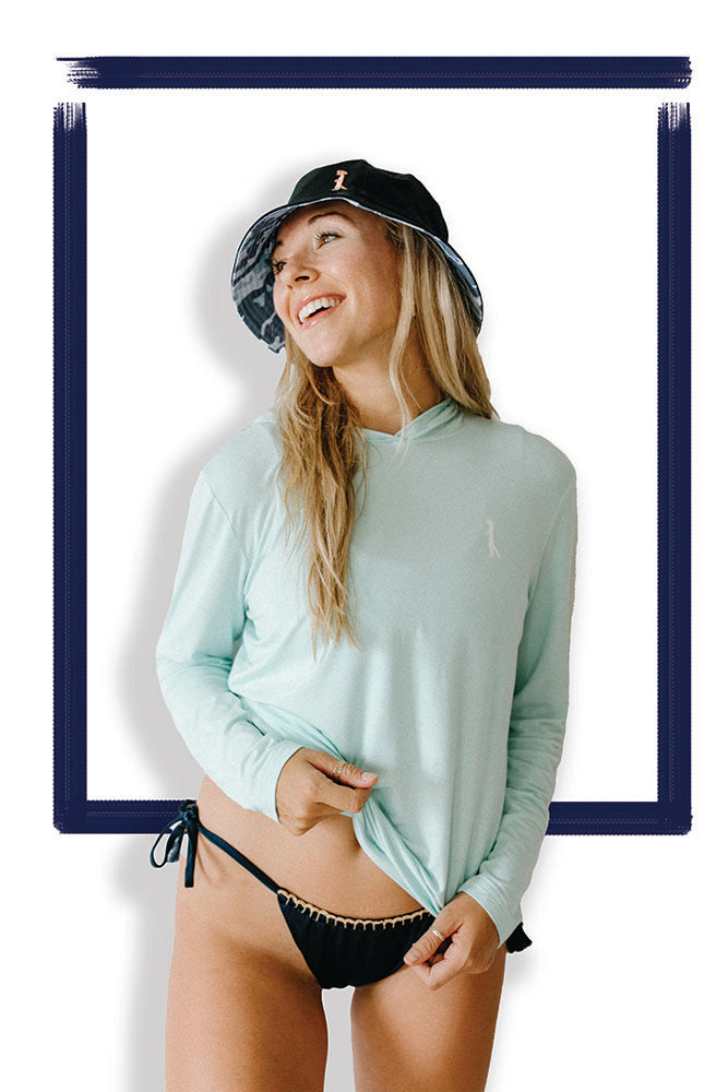 Camisa con capucha Apres Sun Bamboo para mujer | Palma STX