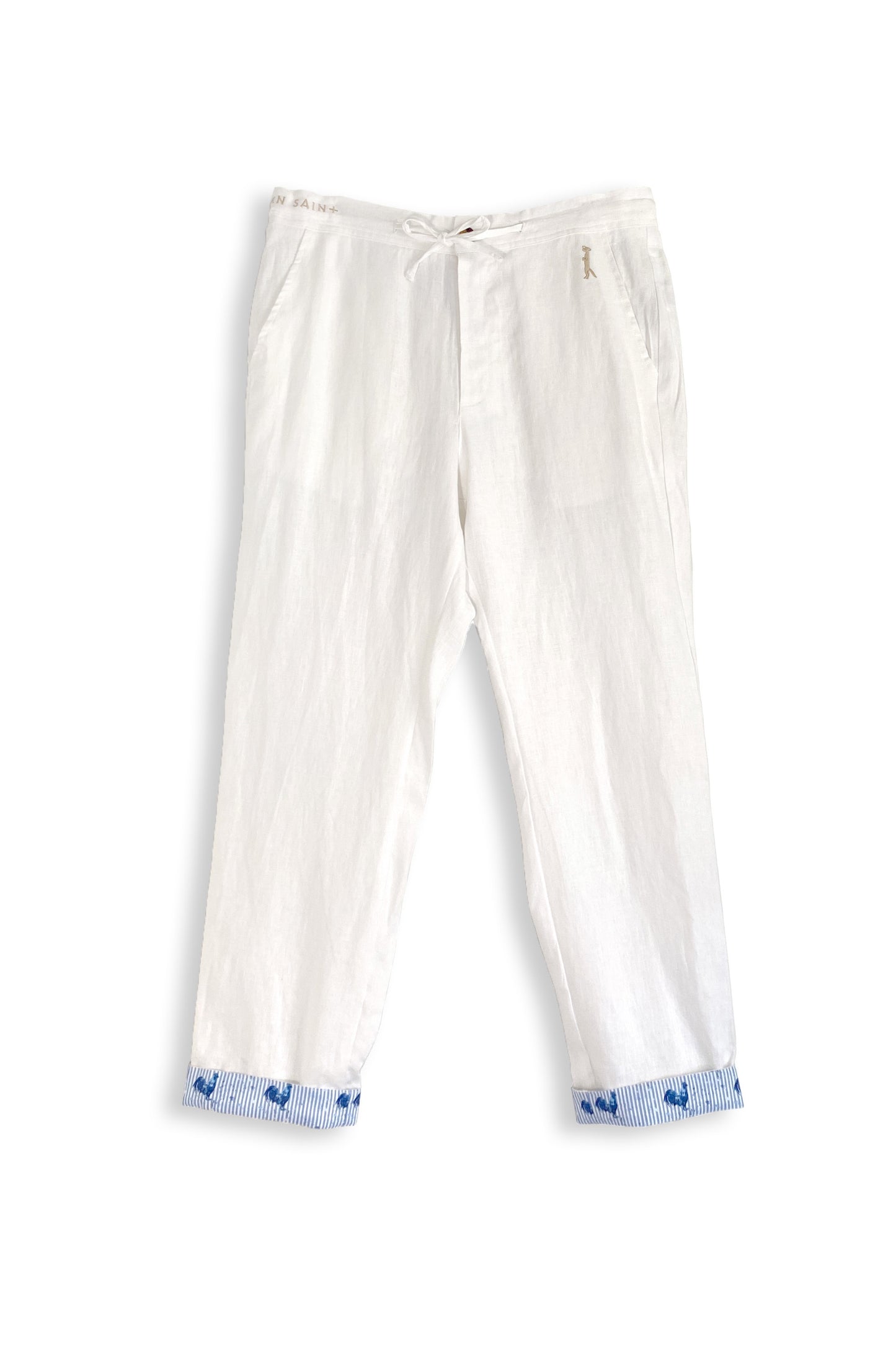 Pantalón con puños de lino | Timonel