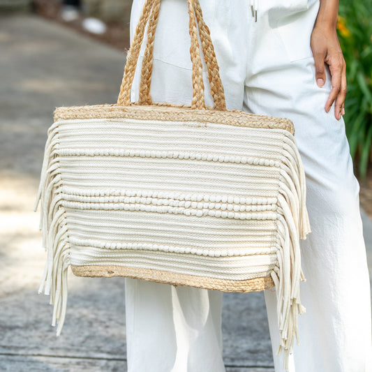 Nora Tote | White