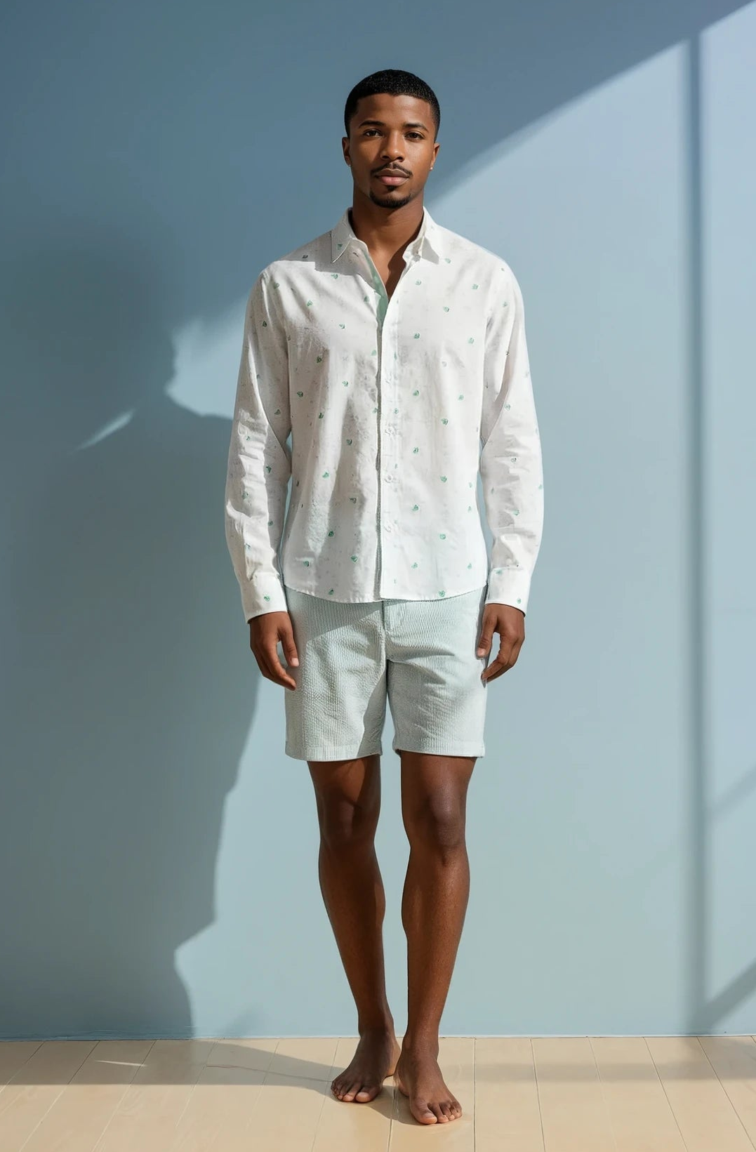 Men's Dress Shirt | Mint Lime