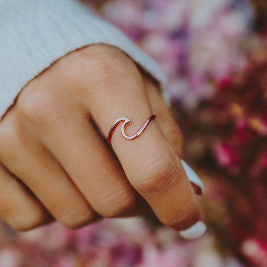 Wave Ring | Rose Gold