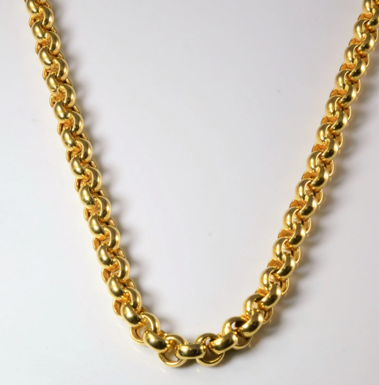 Jana- Rolo Chain Necklace Waterproof 18K gold PVD