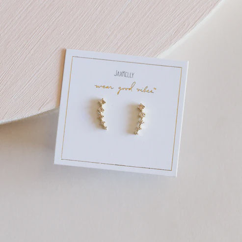Champagne Crawler Earring