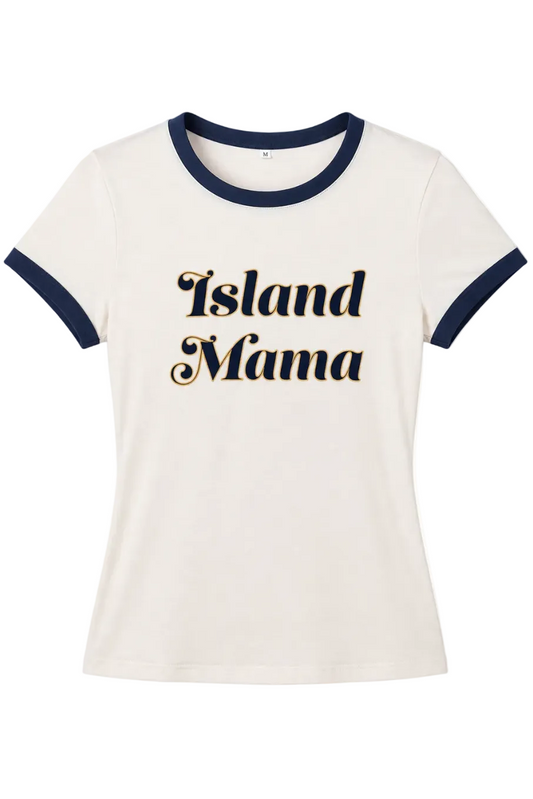 Island Mama Ringer Tee