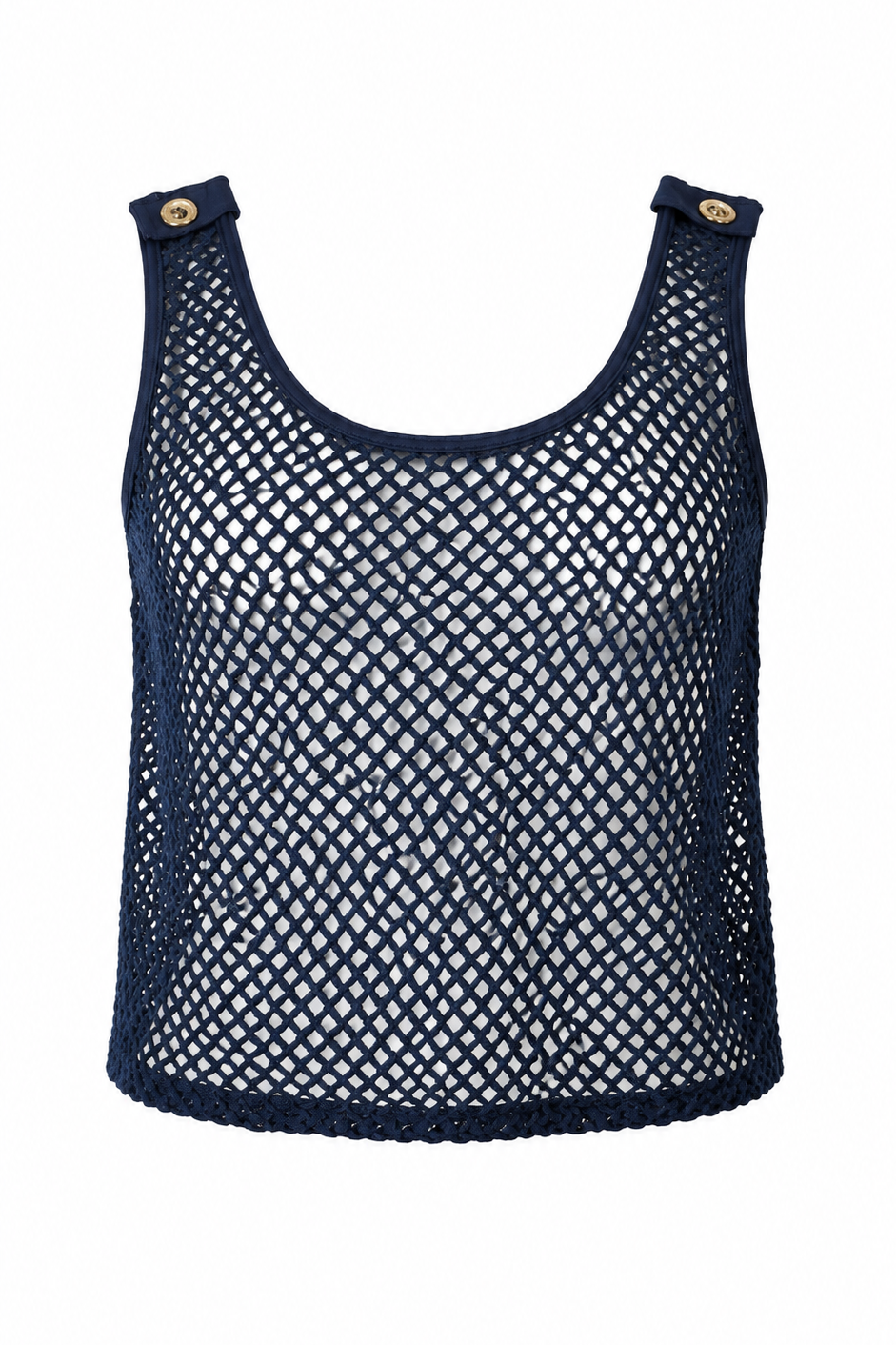 Lascaris Crochet Epaulet Tank