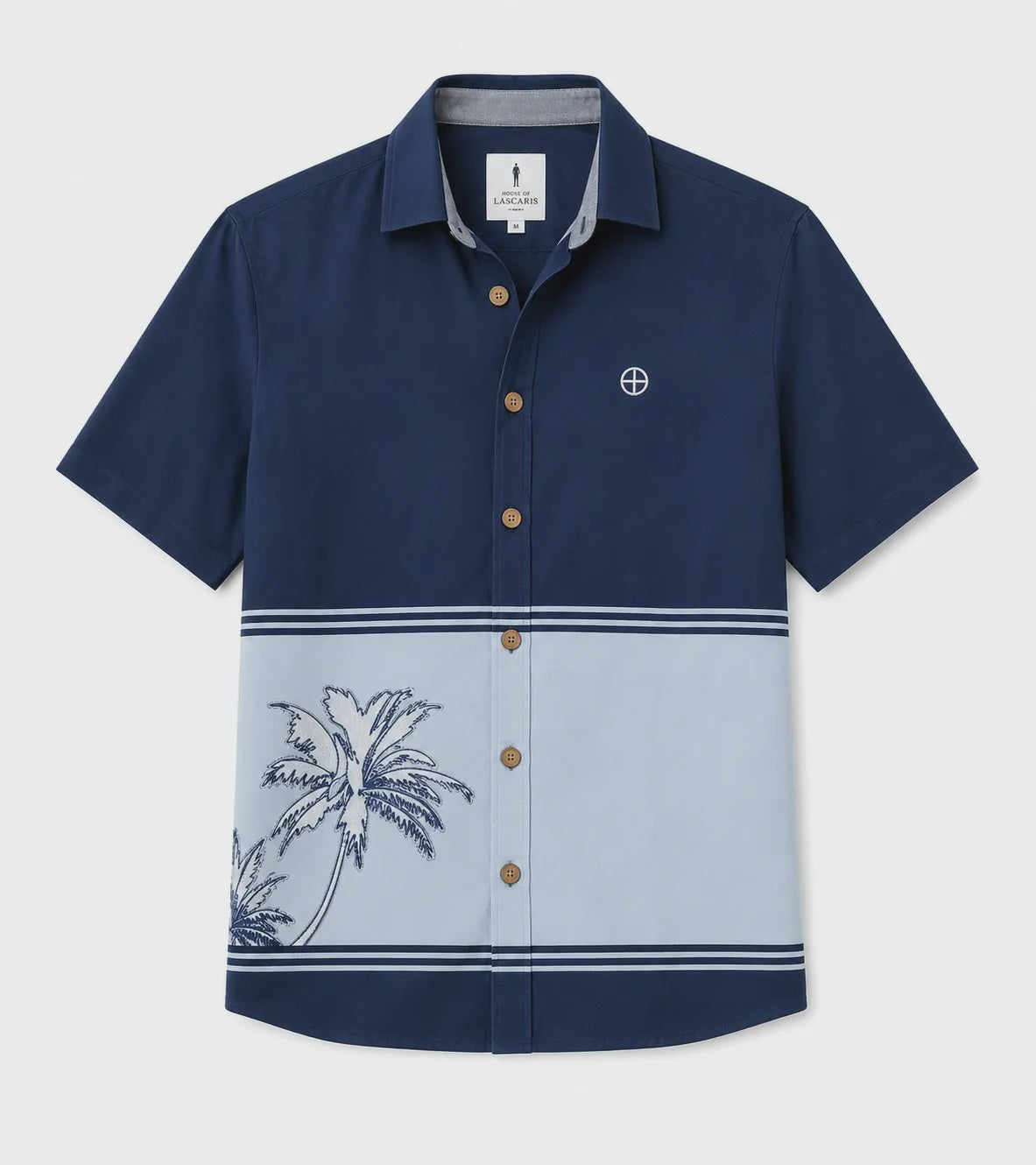 Wild Palms Men's Short Sleeve Button Up