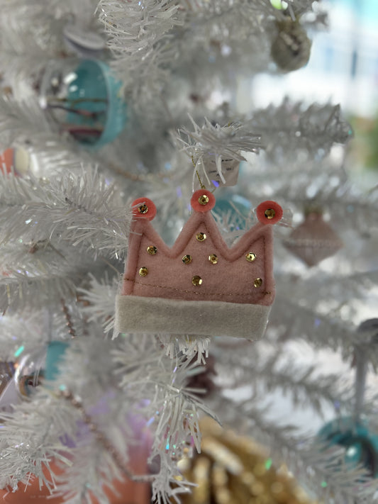 Crown Ornament | Pink