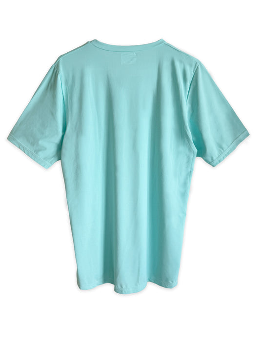 Men's Relaxed Fit Short Sleeve Sun Shirt | Seafoam
