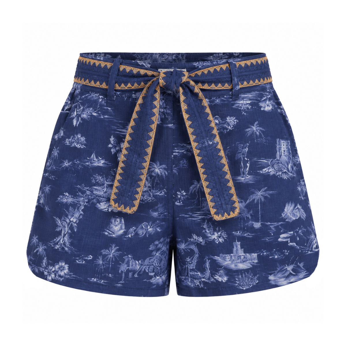 Marais Belted Toile Shorts