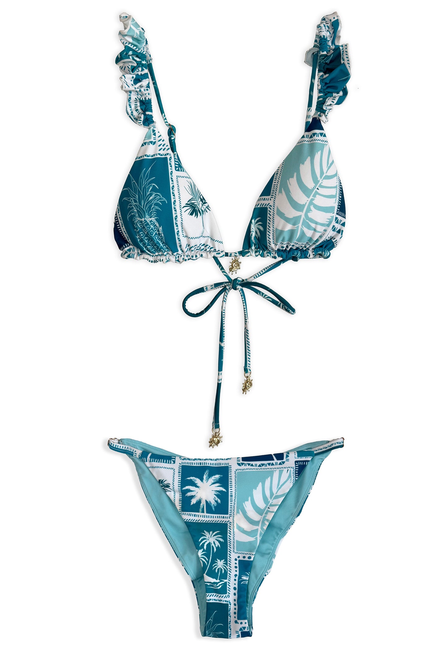 Marine Mirage Adjustable Bikini Bottom