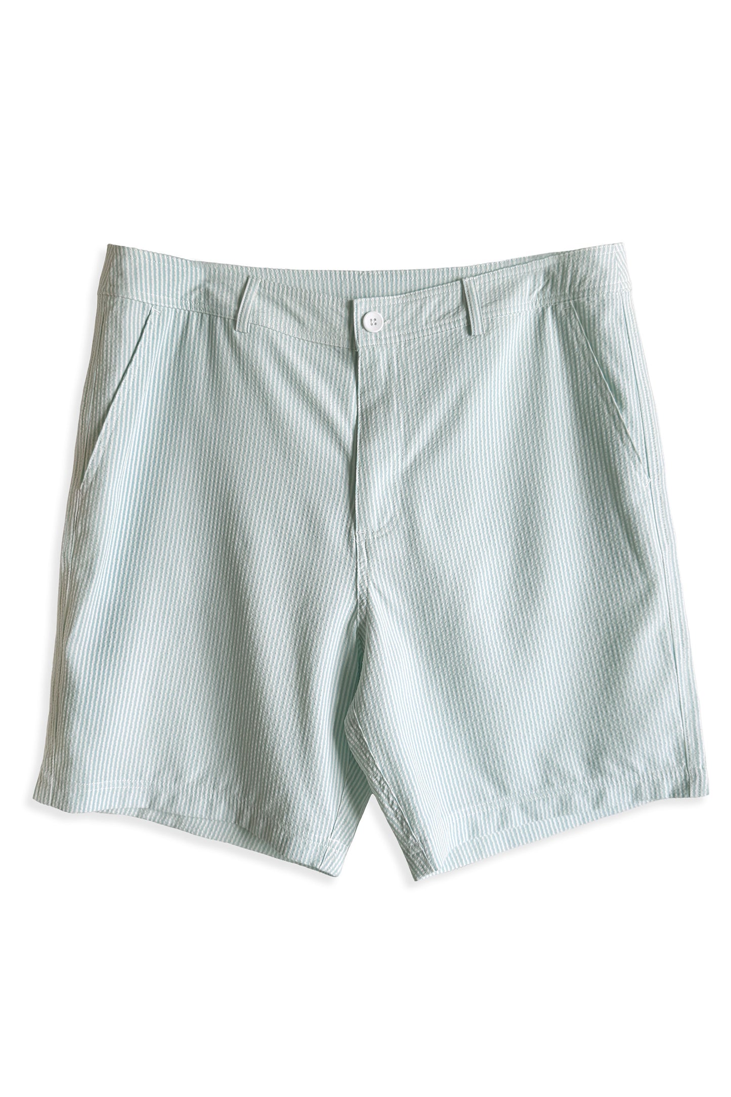 Men's Seersucker Shorts | Mint