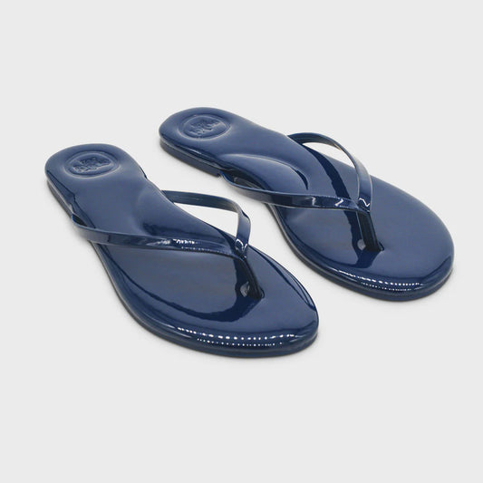 Indie Flip Flop | Navy Patent