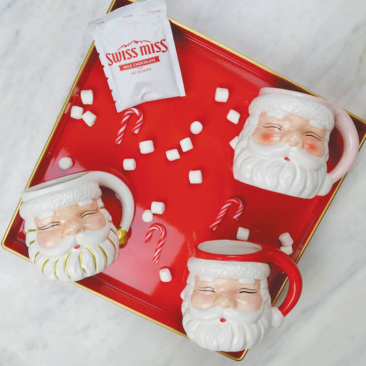 Ceramic Santa Mug | Red