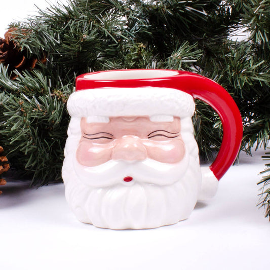 Ceramic Santa Mug | Red