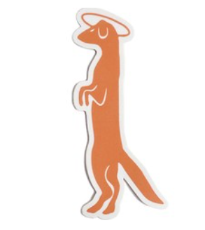 Die- Cut out Mongoose Sticker
