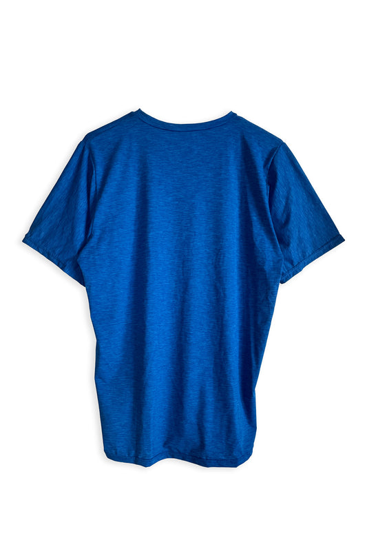 Men's Relaxed Fit Short Sleeve Sun Shirt | Caribbean Blue