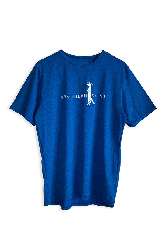 Men's Relaxed Fit Short Sleeve Sun Shirt | Caribbean Blue