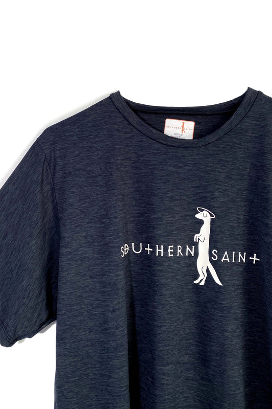 Men's Relaxed Fit Short Sleeve Sun Shirt | Charcoal