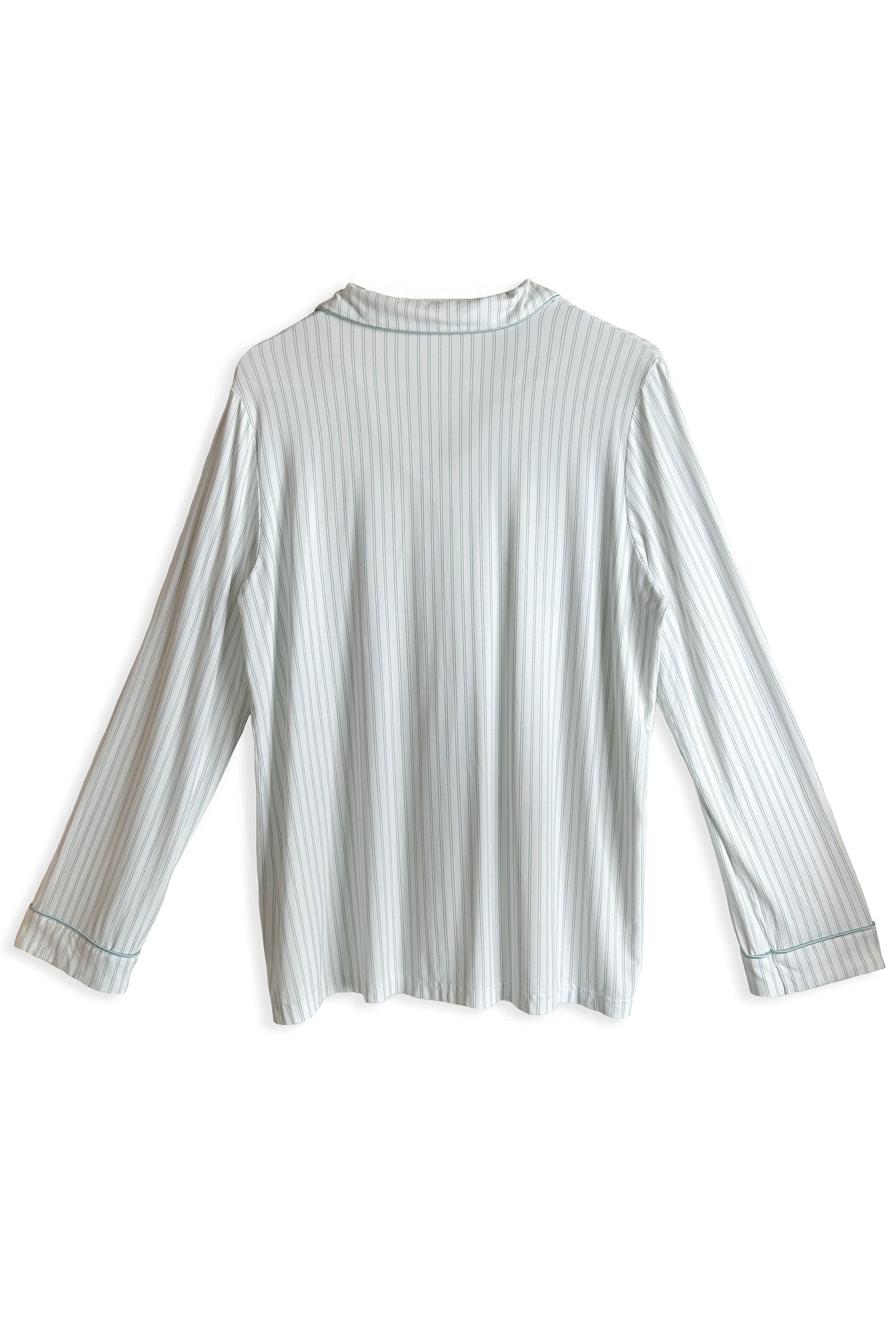 Sea You Later Striped PJ Set | Mint/Wht Stripe