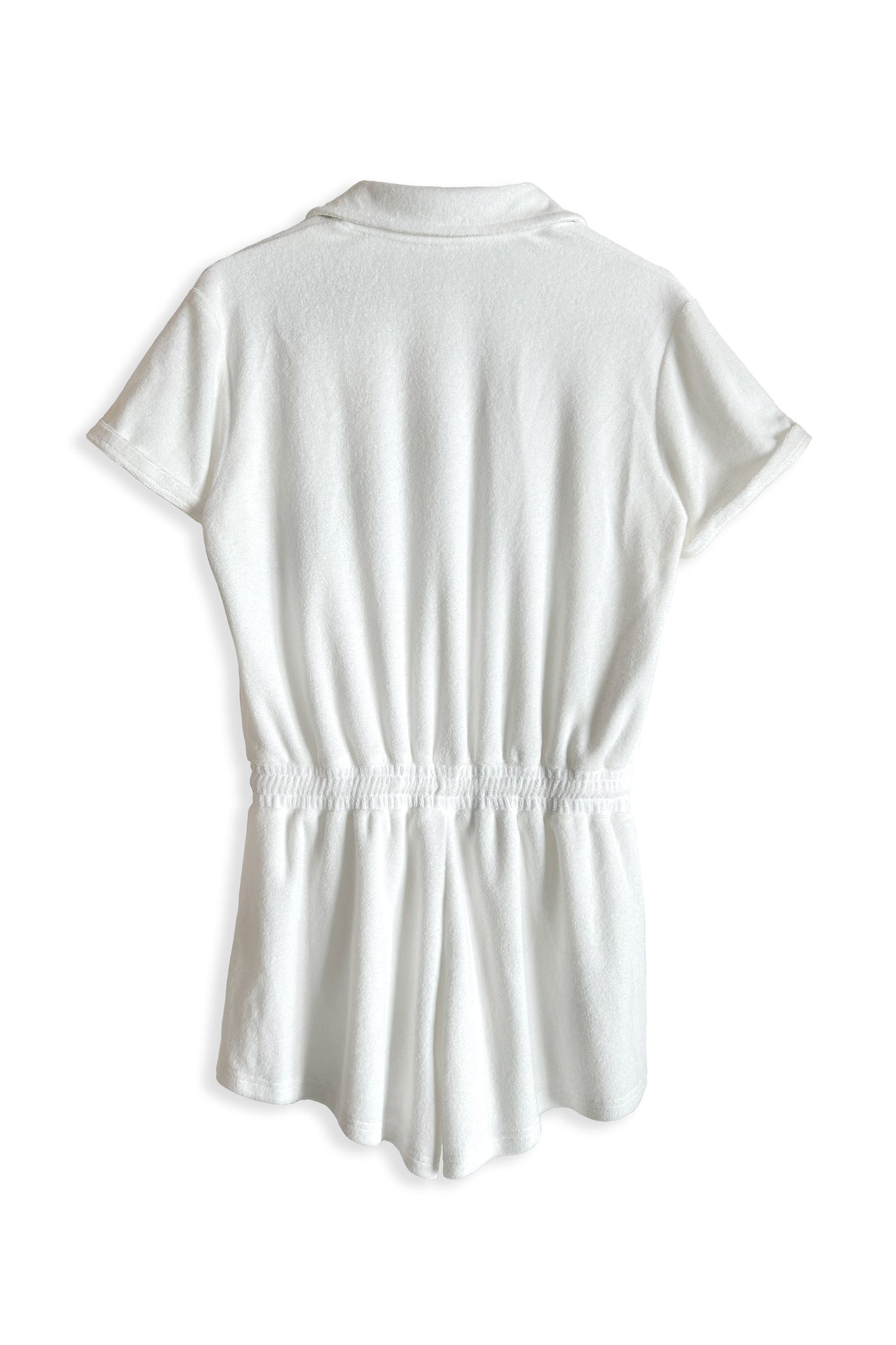 Terry Romper | White